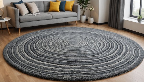 Tapis rond de 300 cm : style et confort pour chaque espace